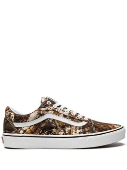 Vans: Коричневые кроссовки  Old Skool