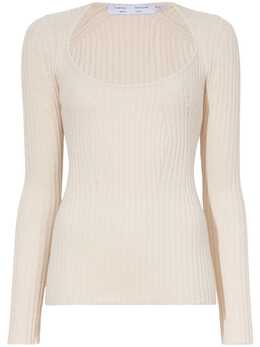 Proenza Schouler White Label: Белый свитер 