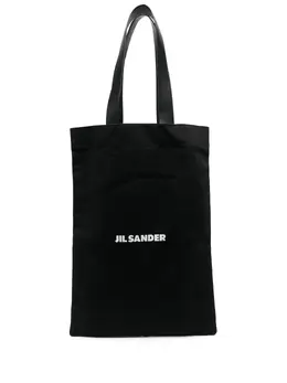 Jil Sander: Сумка-шоппер с принтом 