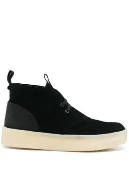 Clarks Originals: Чёрные ботинки 