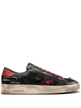 Golden Goose: Чёрные кроссовки  Stardan