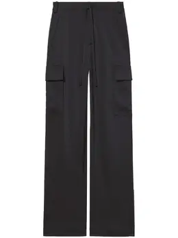 Proenza Schouler White Label: Чёрные брюки 