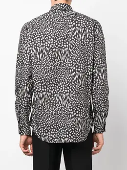 Paul Smith: Рубашка с растительным принтом 