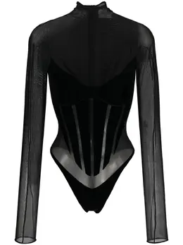 Wolford: Прозрачный боди 