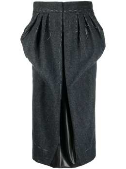 Maison Margiela: Юбка миди 