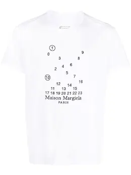 Maison Margiela: Белая футболка 