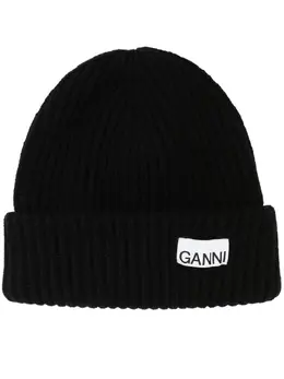 GANNI: Чёрная шапка 