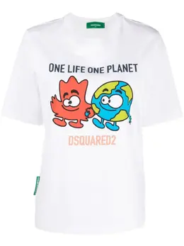 Dsquared2: Футболка с принтом 