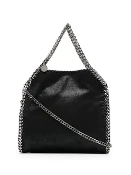 Stella McCartney: Чёрная сумка-шоппер  Falabella