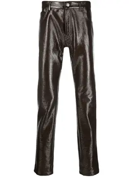 Courrèges: Блестящие брюки 