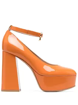 Gianvito Rossi: Блестящие туфли 