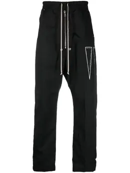 Rick Owens DRKSHDW: Чёрные брюки 