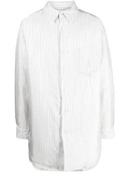 Maison Margiela: Рубашка в полоску 