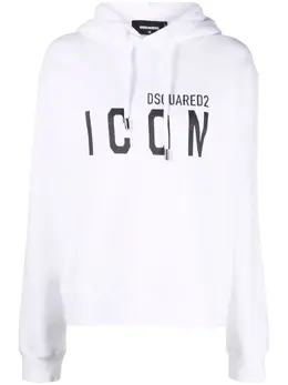 Dsquared2: Белая толстовка  Icon