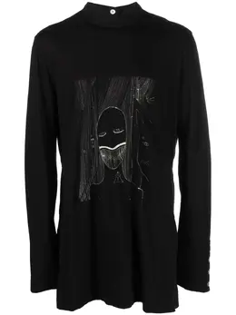 Rick Owens DRKSHDW: Футболка с принтом 