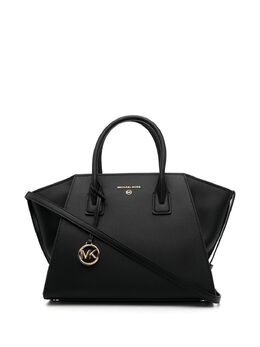 Michael Michael Kors: Чёрная сумка-шоппер 