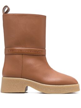 Stella McCartney: Коричневые ботинки  Skyla