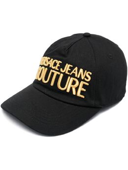 Versace Jeans Couture: Чёрная кепка 