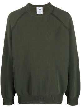 Y-3: Свитер с длинным рукавом 