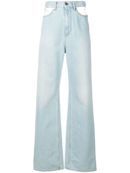 Maison Margiela: Светлые джинсы  Décortiqué