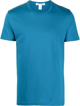Comme Des Garçons Shirt: Голубая футболка 