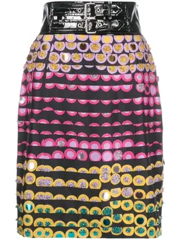 Moschino: Юбка в горошек 
