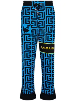 Balmain: Брюки с принтом 