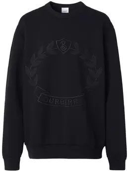 Burberry: Свитшот с вышивкой 