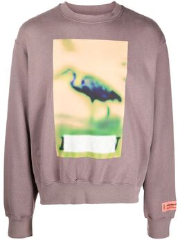 Heron Preston: Свитшот  Censored с принтом