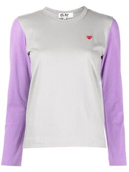 Comme Des Garçons Play: Двухцветный свитер 