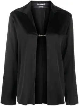 Jacquemus: Атласная рубашка  La Chemise Notte