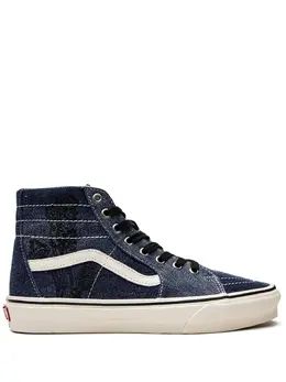 Vans: Голубые кроссовки  SK8-Hi Tapered