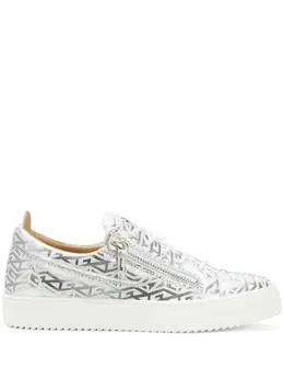 Giuseppe Zanotti: Белые кроссовки  Gail