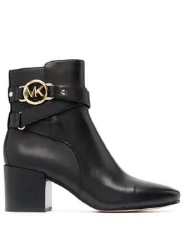Michael Michael Kors: Чёрные ботинки 