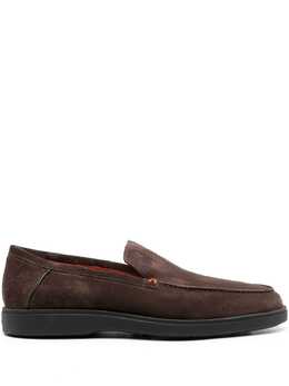 Santoni: Коричневые туфли 
