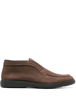 Santoni: Коричневые ботинки 