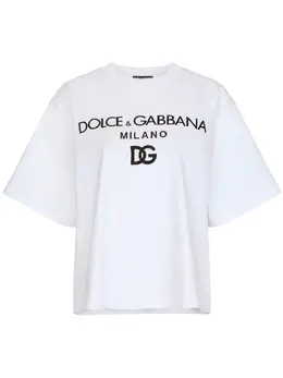 Dolce & Gabbana: Хлопковая футболка  T