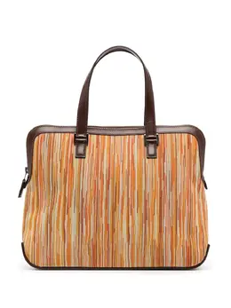 Hermès: Коричневая сумка-шоппер 