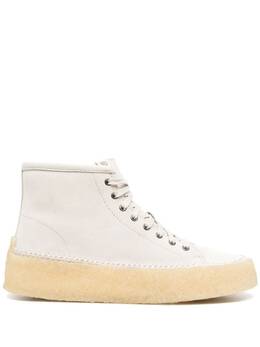 Clarks Originals: Белые ботинки 