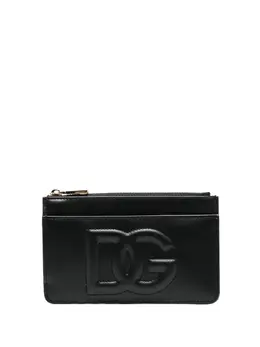 Dolce & Gabbana: Чёрный кошелёк  DG