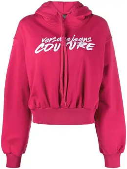 Versace Jeans Couture: Розовая толстовка 