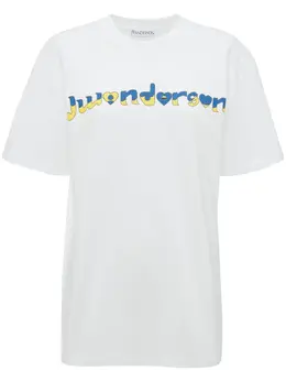 JW Anderson: Футболка с принтом 