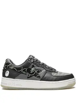 A BATHING APE®: Чёрные кроссовки 