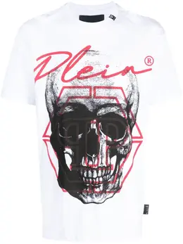 Philipp Plein: Футболка  Skull с принтом