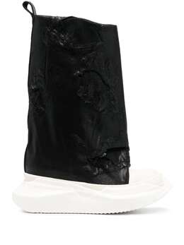 Rick Owens: Чёрные ботинки  Fogachine