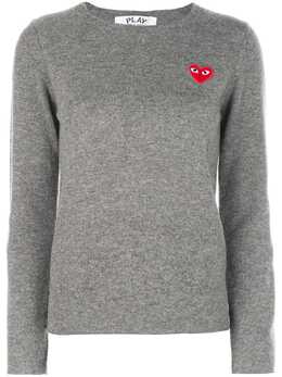 Comme Des Garçons Play: Свитер  Heart с принтом