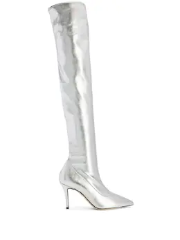 Giuseppe Zanotti: Серебристые сапоги  Felicity