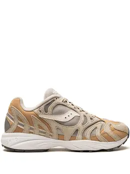 Saucony: Бежевые кроссовки  Grid Azura 2000