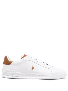 Polo Ralph Lauren: Коричневые кроссовки 