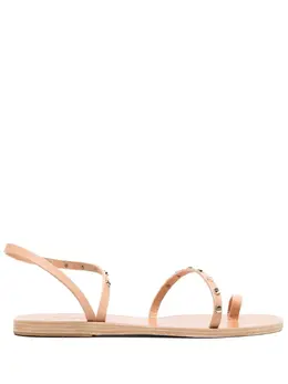 Ancient Greek Sandals: Белые сандалии  Apli Eleftheria